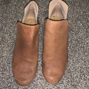 Lucky Brand Brown Ankle Booties